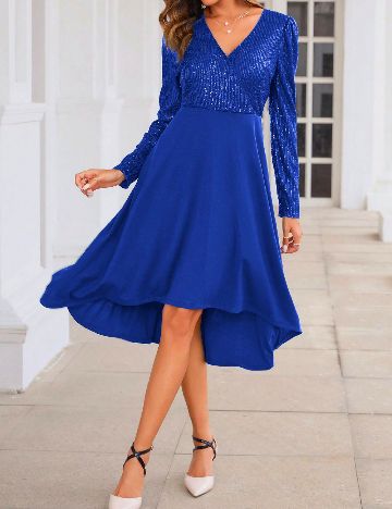 Rochie scurta SHEIN, albastru