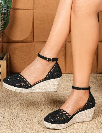 Sandale SHEIN, negru