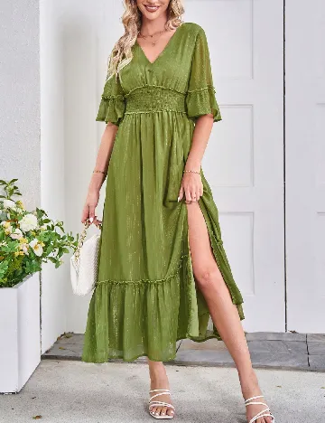 Rochie medie SHEIN, verde