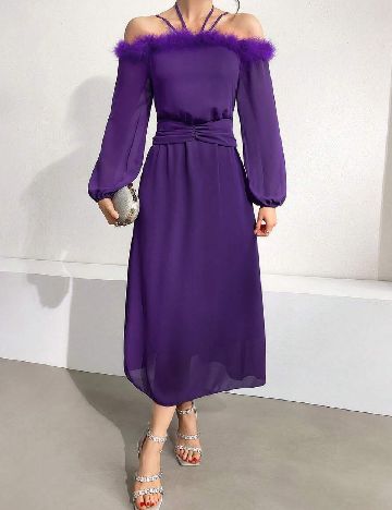 Rochie medie SHEIN, mov