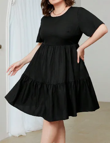 Rochie scurta SHEIN CURVE, negru