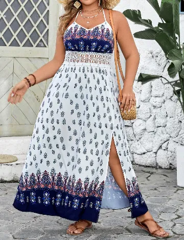 Rochie lunga SHEIN CURVE, mix culori