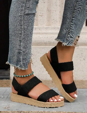 Sandale SHEIN, negru