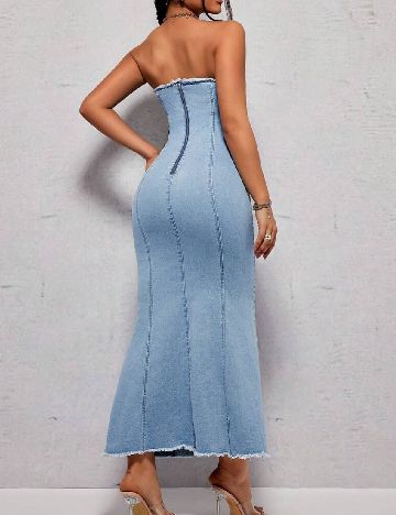 Rochie lunga SHEIN, albastru