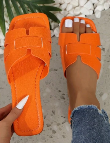 Slapi SHEIN, portocaliu