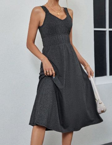 Rochie medie SHEIN, gri