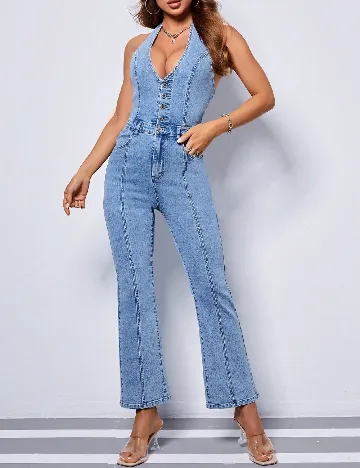 Salopeta SHEIN, albastru