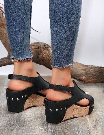 Sandale SHEIN, negru