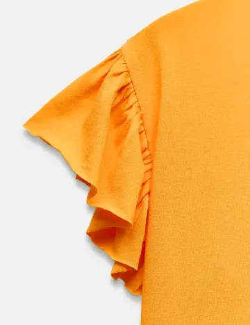 Tricou Zara, portocaliu