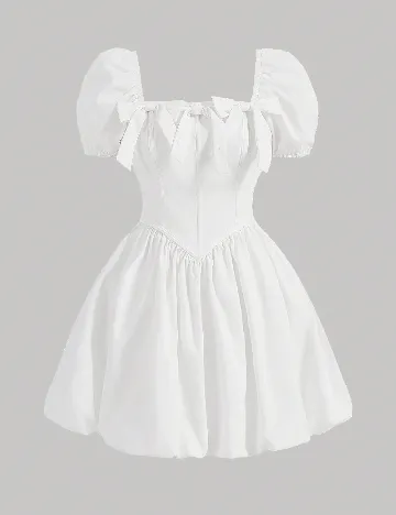 Rochie scurta SHEIN, alb