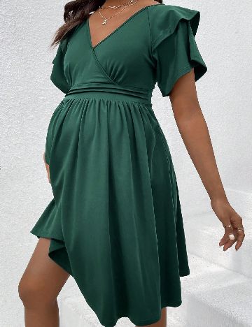 Rochie scurta SHEIN, verde