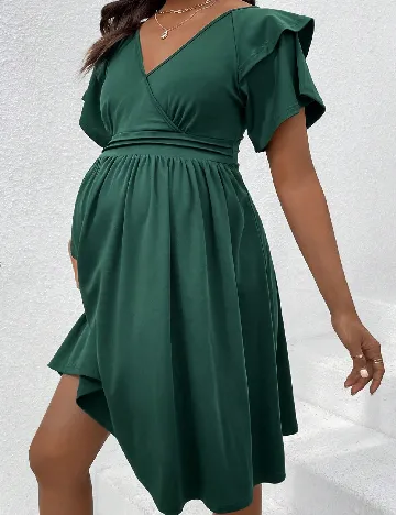 Rochie scurta SHEIN, verde