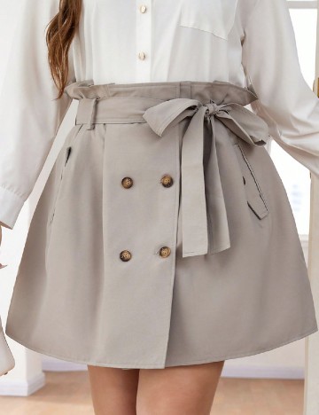 Fusta SHEIN CURVE, bej