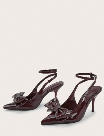 Pantofi SHEIN, visiniu