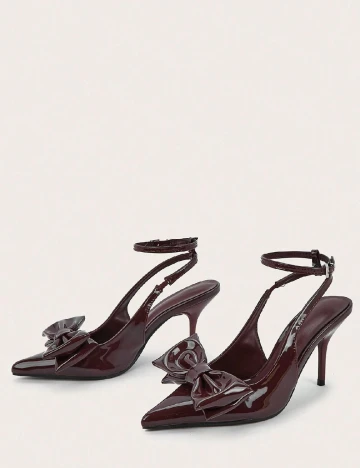 Pantofi SHEIN, visiniu