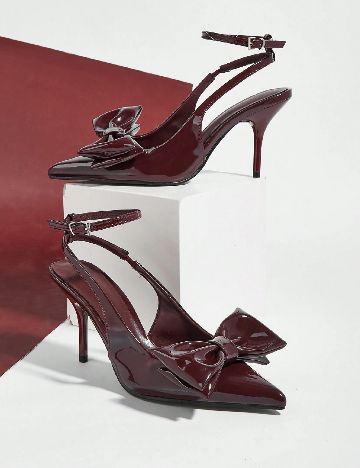 Pantofi SHEIN, visiniu