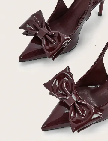 Pantofi SHEIN, visiniu