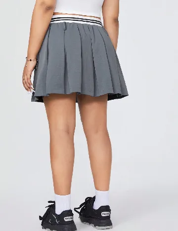 Fusta SHEIN CURVE, gri