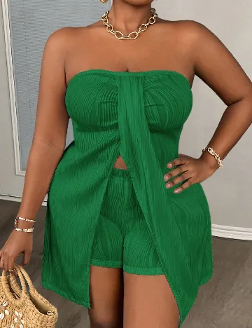 Compleu SHEIN CURVE, verde