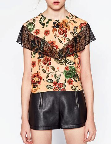 Top Zara, piersica