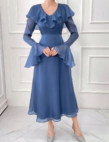 Rochie lunga SHEIN, albastru