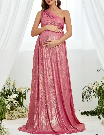 Rochie lunga Faeriesty Maternity, roz