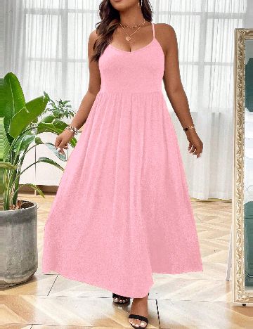 Rochie lunga SHEIN, roz