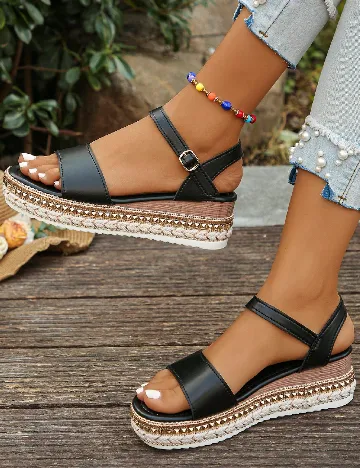 Sandale SHEIN, negru