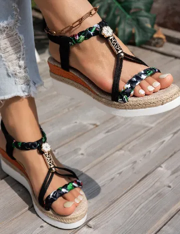 Sandale SHEIN, negru