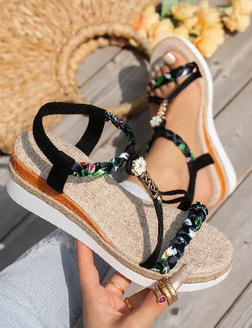 Sandale SHEIN, negru