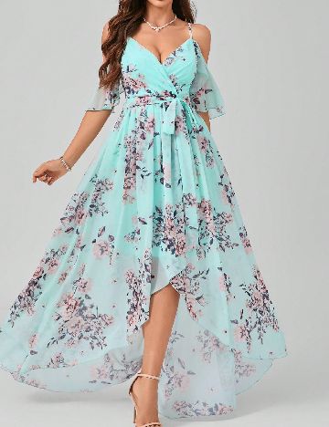 Rochie lunga SHEIN, turcoaz