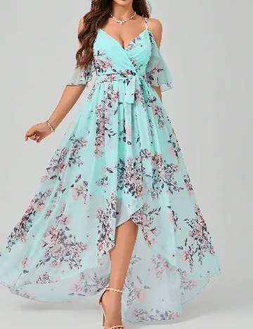 Rochie lunga SHEIN, turcoaz