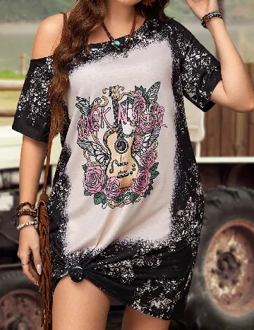 Rochie scurta SHEIN CURVE, mix culori