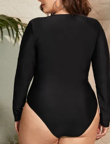 Costum de baie SHEIN CURVE, negru