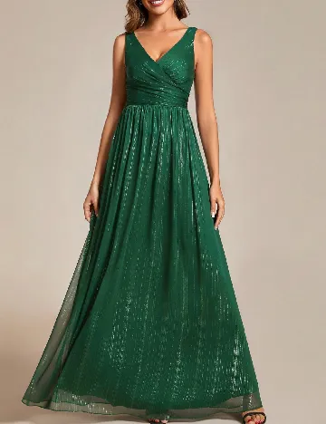 Rochie lunga Ever-Pretty, verde