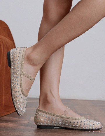 Balerini SHEIN, crem