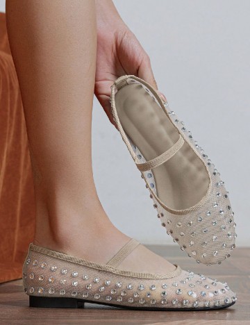 Balerini SHEIN, crem