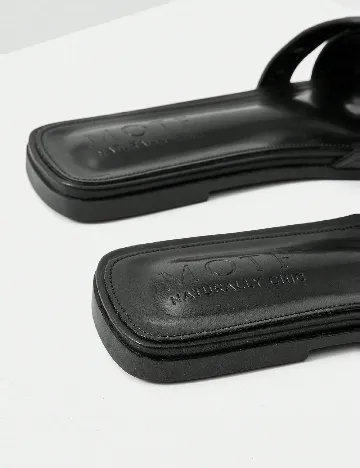 Slapi MOTF, alb/negru