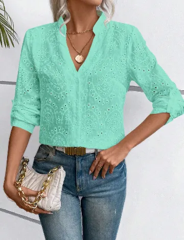 Camasa SHEIN, turcoaz