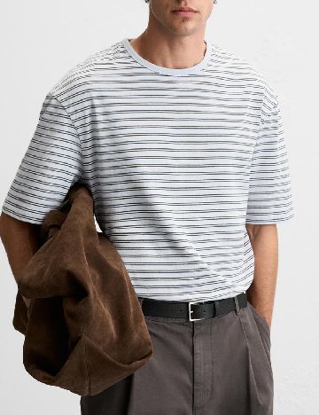 Tricou Zara, albastru deschis