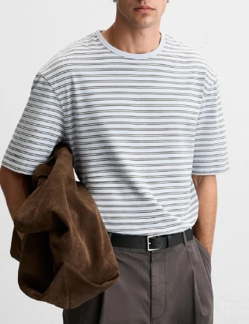 Tricou Zara, albastru deschis