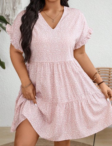 Rochie scurta SHEIN CURVE, floral