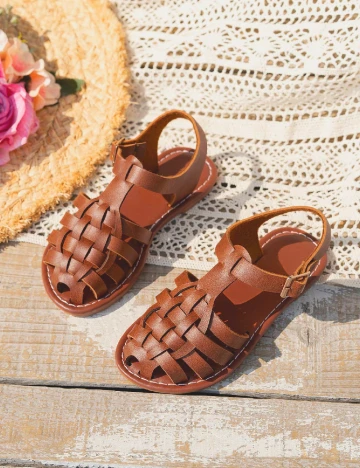 Sandale Shein Kids, maro