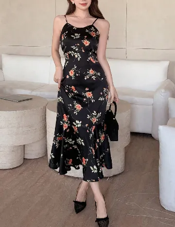 Rochie medie Dazy, negru