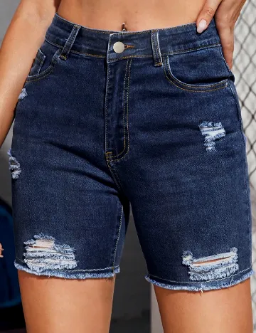 Pantaloni scurti SHEIN, bleumarin