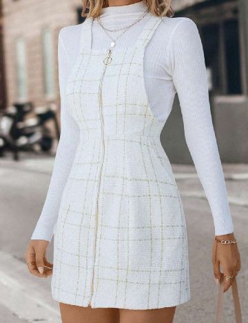 Rochie scurta SHEIN, alb