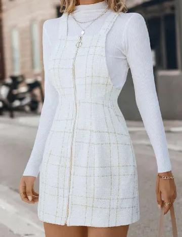 Rochie scurta SHEIN, alb