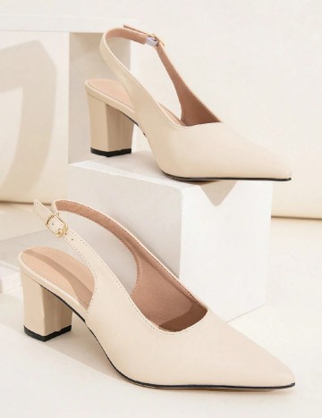Pantofi SHEIN, crem