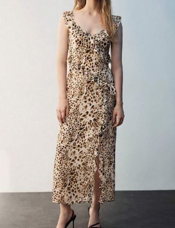 Rochie lunga SHEIN, animal print