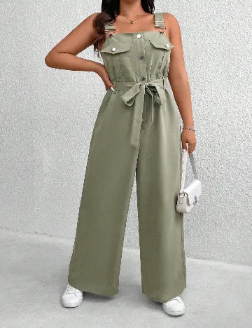 Salopeta SHEIN CURVE, verde